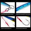 Goture Fishing Jigs Saltwater Tuna Vertical Jigs Bass Speed Lures Jigging Lures Butterfly Jigs Jigs Fishing Lures Grouper,Dogtooth, Salmon Jigs Lead Jigs Deep Sea Fishing Lures 2.28oz/80g, 3 Pack