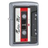 Zippo Lighter: Cassette Tape - Street Chrome 79479