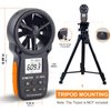 BTMETER BT-866A Pro Handheld HVAC Anemometer for CFM Air Flow, Wind Speed Meter Gauge Measures Wind Velocity Temp%RH Dew Point with USB Sync to PC