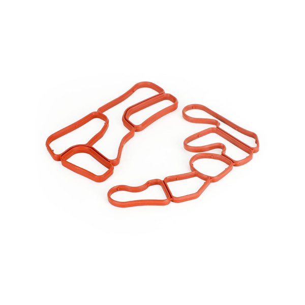 Ensun Engine Oil Filter Housing + Timing Case Gasket Replacement for Mercedes-Benz W203 W204 W221 2721840280, 2721840080