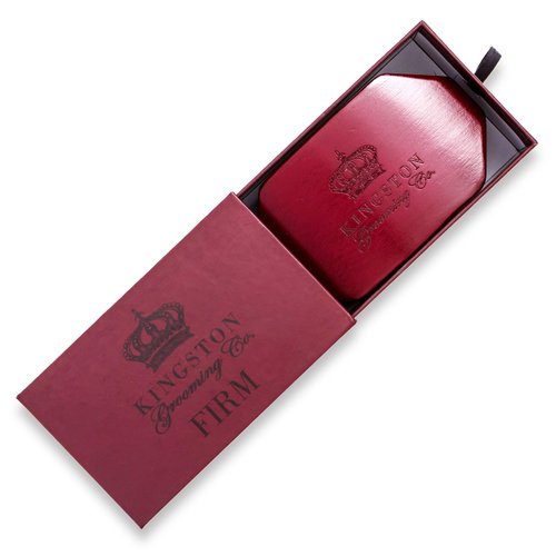 Kingston Grooming Co. Hard Wave Brush for Men 360, Boar Bristle Men’s Hair Brush- Perfect for Hair, Beards or Waves- Travel Box Included