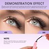 Lash Extension Kit, PITHER DIY Eyelash Extension Kit at Home with Lash Bond and Sealant Lash Tweezers for Self Use (0.07mm 10-16mm Volume Lash Clusters 40D+50D 280pcs)