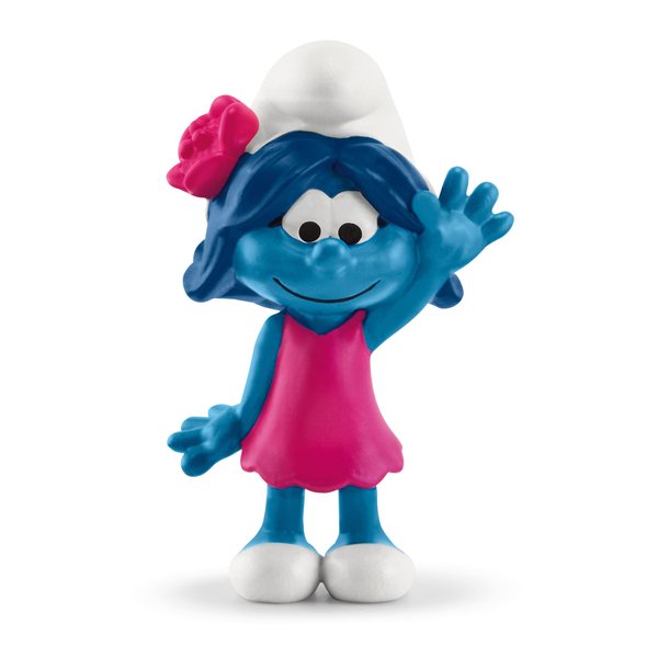 Schleich Smurfs Collectible Toy Figurine for Boys and Girls Ages 3+, Smurf Girl Blossom, Multi