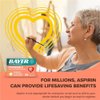 Bayer Aspirin Regimen 81mg Chewable Tablets | #1 Doctor Recommended Aspirin Brand | Pain Reliever | Orange Flavor | 108 Count, 36 Count (Pack of 3)