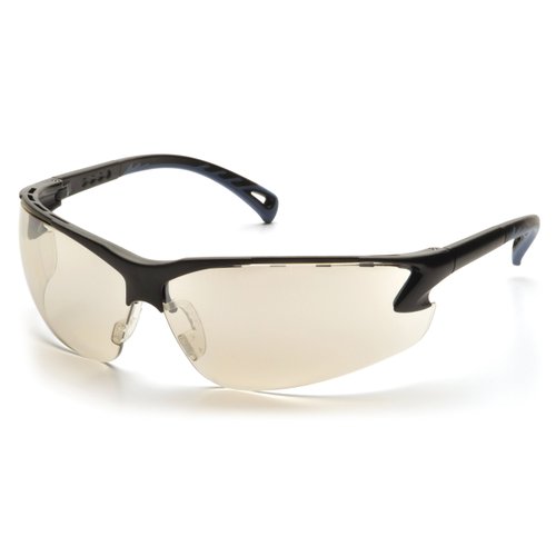 Pyramex Venture 3 Safety Glasses, Indoor/Outdoor Mirror Lens