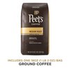 Peet's Coffee, Medium Roast Ground Coffee - Single Origin Brazil 18 Ounce Bag