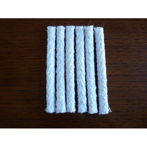 FIREFLY Fiberglass Tiki Torch Wicks - Made in USA - 1/2-inch x 6-inches for Tiki Torches - 6 Per Package