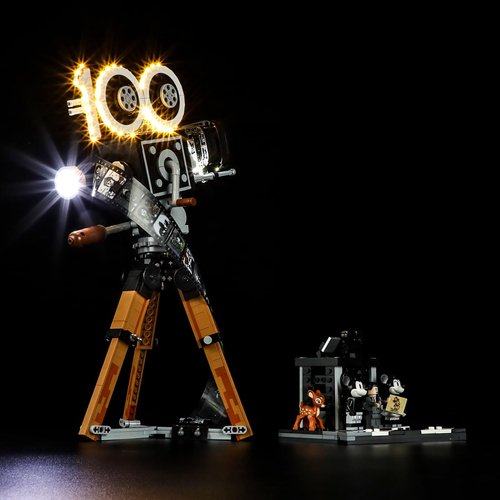 LIGHTAILING Light for Lego- 43230 Walt Tribute Camera - Led Lighting Kit Compatible with Lego Building Blocks Model - NOT Included The Model Set