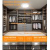 DEEPLITE Battery Ceiling Light Motion Sensor Rechargeable Wireless Shower Light with Remote,5500K 8000mAh,Timing,7.8in Motion Activated Overhead Lighting for Closet Bathroom Hallway Porch