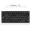 Arteck 2.4G Wireless Keyboard Ultra Slim and Compact Keyboard with Media Hotkeys for Computer Desktop PC Laptop Surface Smart TV and Windows 11/10/8/7, Black
