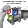 Replacement Parts for Thomas and Friends Wobble Cargo Stacker Train Playset - GWX07 ~ Includes Mail, Chocolate, Fish and Paint Pieces