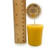 4 Pack of Beeswax Votive Candles - 100% Pure, Natural Beeswax with Natural Light Honey Scent - 15 Hour Burn - Alternative Imagination