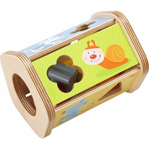 HABA Snack Stack Sorting Box - Five Sided Wooden Shape Sorter