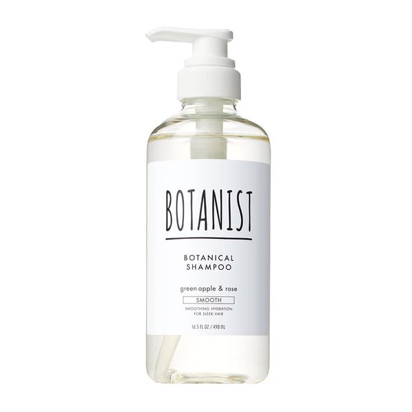 Botanist Smooth Shampoo | Green Apple & Rose | Japanese Silicone-Free Sulfate-Free Botanical Shampoo for Smooth, Glossy Hair (16.5 fl oz, 490 ml)