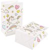 BLUE PANDA - Rainbow Unicorn Party Favor Bags for Kids Birthday (5 x 8.5 x 3 In, 36 Pack)
