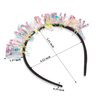 BAHABY Birthday Headbands for Women Girls Glitter It's My Birthday Headband Happy Birthday Decorations Birthday Gifts for Women, Pink