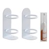 Mighty Eco-Friendly Wall Toothbrush Holder for Bathroom - No Drilling, 2Pack (White)