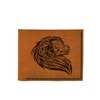VietsWay Men's Lion Tatoo Style -29 Handmade Genuine Leather Trifold Wallet MHLT_05