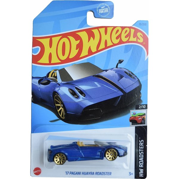 Hot Wheels '17 Pagani Huayra Roadster, Roadsters 2/10 [Blue]