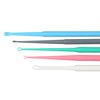 American Hospital Supply Ear Curettes | Ear Pick Wax Removal Tool Cleaner | Individually Wrapped Plastic Ear Cleaner Tools for Teens Adult Pack of 75 (15 of Each Tip Style)