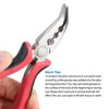 Hair Extension Plier with 3 Holes Hair Pliers for Micro Nano Ring Hair Extensions Opener and Removal (Black-Pink, Needle Nose Pliers with 3 Holes)