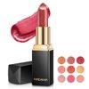 Bloommatte Richly Pigmented, Nourishing & Long-Lasting Creamy Lipstick (Golden Peach Whisper)