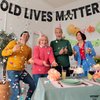 KatchOn, Old Lives Matter Banner - Glitter, 10 Feet | Black Old Lives Still Matter Banner for Old Man Birthday Decorations, Retirement Party Decorations | Over The Hill Birthday Decorations for Men