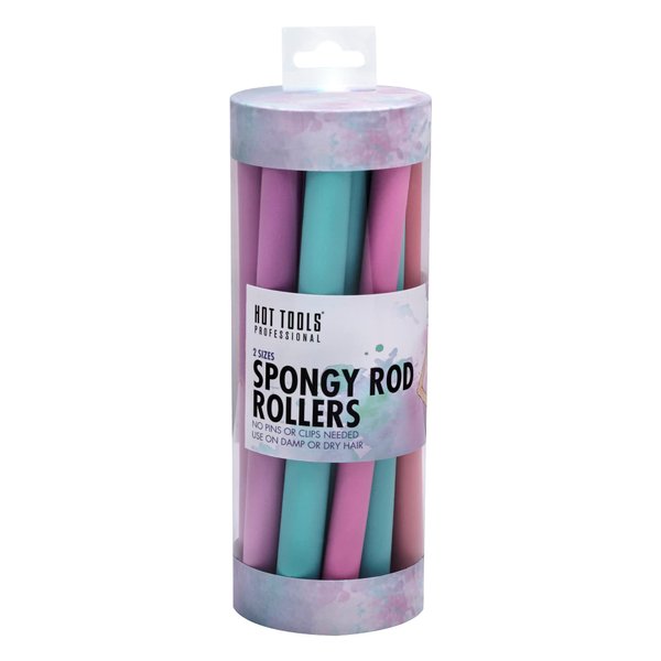 Hot Tools Spongy Rod Hair Rollers | Effortless Curls & Waves