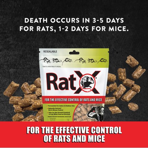 RatX 18oz Bag All-Natural for All Speiecs of Rat and Mouse