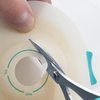 ALLEX Ostomy Scissors Curved Blunt Tips for Cutting Stoma Bag and Wafer, Made in JAPAN, Japanese Stainless Steel Blade