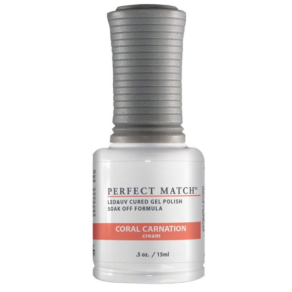 LeChat Perfect Match Gel Polish, Coral Carnation, 0.5 Fl Oz (PMS97)