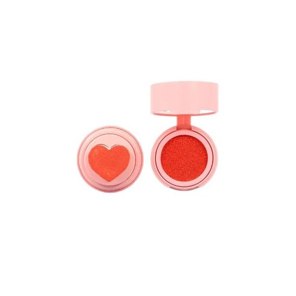 Generic Little Heart Shaped Blush, 7ml Pink Powder Blush kawaii, 1 Ounce (Pack of 1)