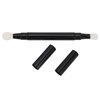 Dual Eyeshadow Brush, Eyeshadow Blending Brush Retractable Portable Double Ended Eye Makeup Brush Synthetic For Outdoor Travel Soft Easy To Apply With Automatic Sealing