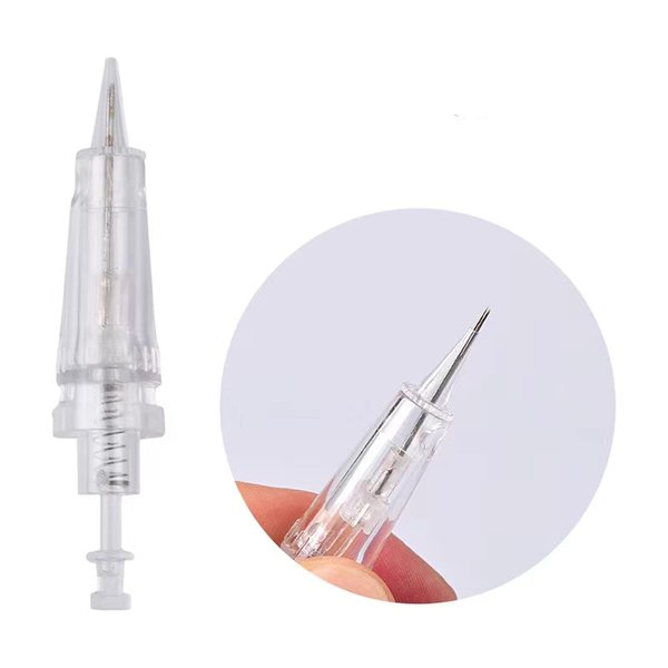 50pcs/Pack Permanent Makeup Needles Cartridge for Eyebrow Eyliner Tattoo Machine 1P 3P 5P 5F 7F for Ombre Powder Eyebrow Shading Microblading Makeup (50pcs 5P)