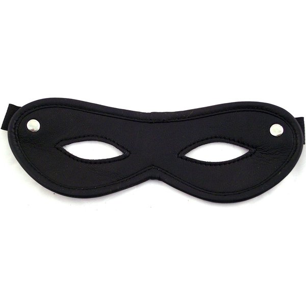 Rouge Garments Unisex-Adult's Leather Open Eye Mask, One Size, Black