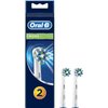 Oral-B Cross Action Electric Toothbrush Replacement Brush Heads Refill, 2 Count