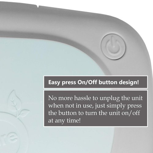 GOGO PURE Baby Wipe Warmer, Dispenser, Holder and Case with Bonus 30 Breastmilk Storage Bags - Warmer with Easy Press On/Off Switch, Great Combination, Great Baby Gift (Blue/Grey)