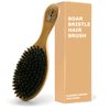 Natural Boar Bristle Hairbrush for women, men and kids. Boar bristle brush for soft, fine and thin hair. Brush that gives shine and health to the hair, improve texture and reduce Frizz