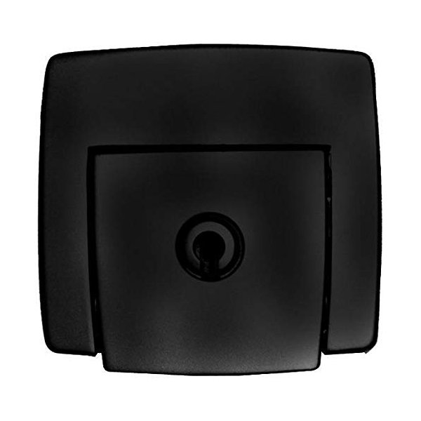 Ohio Travel Bag Lock, 1-13/16 Inch, Black Finish, Zinc Alloy, L-1621-BLK