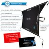EzyShade Car Windshield Cover for Ice and Snow. Windshield Snow Cover for Car SUV Truck. Frost Guard Windshield Cover, Car Snow Cover, Automotive Winter Car Accessories. See Size-Chart - Max (L) Size