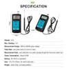 allsun Digital Electrical Fence Voltage Tester Handheld Fence Fault Finder & Locator Checker Fence Voltmeter Troubleshooter High Voltage 300-9900V Gardening Tools