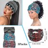 Efdagsad Boho Headbands Wide Head Wraps for Women African Knotted Boho Bandeau Head Wrap Elastic Sports Bohemian Headbands Hair Band Yoga Hair Wraps head bands