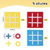 LovesTown 15PCS Tic Tac Toe Board Game, Mini Strategic Board Game for Kids Family Classic Educational Toys Indoor Party Game for Goodie Bag Stuffers Party Favors Gifts