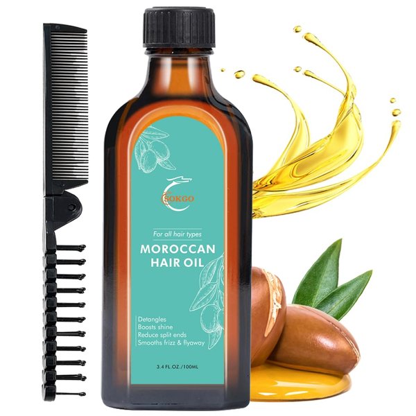 Moroccan Argan Treatment Hair Oil for Luxurious Hair Care and Repair, Extra Strength Argan Treatment Hair Oil Treatment for Split Ends, Frizzy Hair and Flyaways