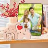 Personalized Wooden Bear Puzzle with 2-8 Names Custom Family Name Puzzle Customized Wooden Puzzle Gifts for Christmas