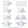 E&K Sunrise 8' x 8' x 8' Sun Shade Sail Triangle Canopy Shade Cover UV Block for Patio Backyard Garden Outdoor (Light Gray)