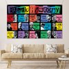 Sunwer Black History Month Photo Booth Backdrop Pan African American Famous People Banner School Classroom Bulletin Board Decoration (5.9×3.6ft)