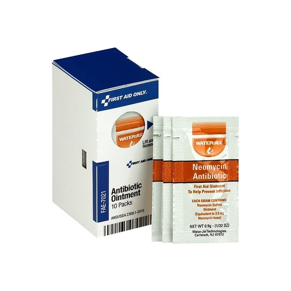 First Aid Only FAE-7021 SmartCompliance Refill Antibiotic Ointment Packets, 10 Count