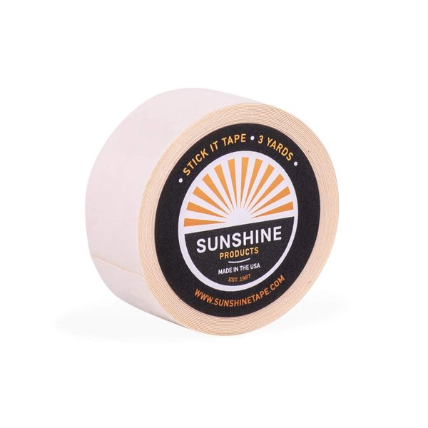 Sunshine Tape - Stick It Wig Adhesive Tape Roll - 3/4" x 3 YDS - Double Sided, Medical Grade - Toupee and Wig Tape