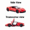 Toy Cars Model MC20 Alloy Collectible Pull Back Diecast Vehicles with Light&Sound (Red)